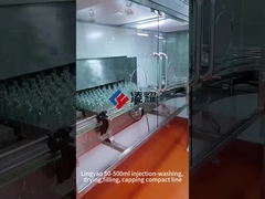 Machines de remplissage, de lavage, de séchage, de remplissage et d'étanchéité de flacons de 5 à 500 ml