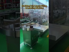 Mécanique de remplissage-couvercle-étiquetage des flacons de 50 à 500 ml selon la norme GMP