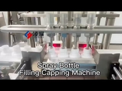 Machine automatique de remplissage et de fermeture de bouteilles de pulvérisation pour les cosmétiques et les produits pharmaceutiques