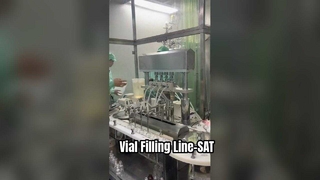 SAT pour une machine de remplissage de liquide pharmaceutique de 100 à 500 ml en Thaïlande
