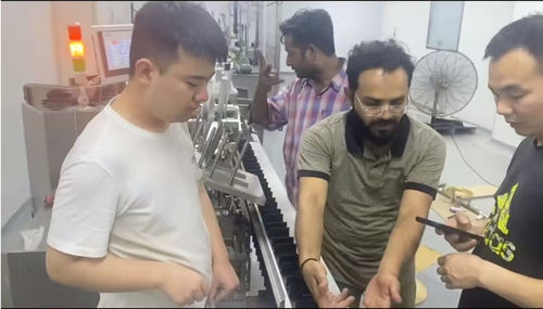 Dernières nouvelles de l'entreprise L'équipe de l'équipement pharmaceutique de Suzhou Lingyao a terminé avec succès la formation SAT et la formation sur place pour la machine de cartonnage