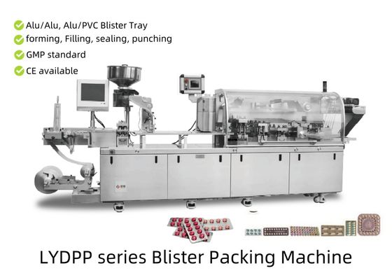 Acheter Machine d'emballage à ampoules plates pour les préparations médicales solides
Emballages en alu/pvc à grande vitesse et en alu/alu destinés aux climats extrêmes et à la production en grande quantité fabrication en ligne