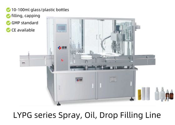 Acheter Machine automatique de remplissage et de bouchage d'huile essentielle (10-100 ml)Dosage péristaltique servo de haute précision avec technologie avancée de purge d'azote à plusieurs étages fabrication en ligne