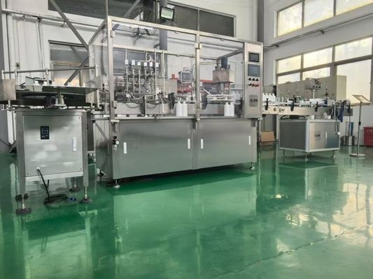 Acheter Machine automatique de remplissage et de bouchage de flacons pour produits chimiques spécialisés (5-20 ml) Dosage de précision pour adhésifs, résines et solvants volatils fabrication en ligne