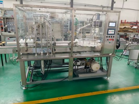 Acheter Liquid Pesticide Filler for 500-1500ml PET Bottles with drip prevention systems, features explosion-proof certification fabrication en ligne