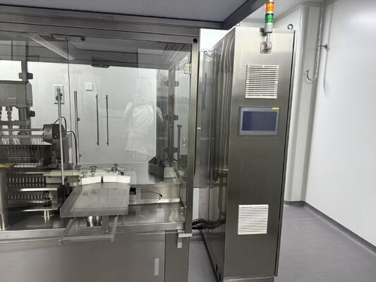 Acheter Ligne de scellage de remplissage de 5 ml pour lavage d'ampoules > 99 % de taux de clarté, 15 000 pièces/h ± 0,5 % de remplissage de précision AGF-7S fabrication en ligne