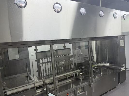 Acheter Inspection en ligne pour la ligne de scellage de remplissage de stérilisation de lavage d'ampoule de 20 ml, 30000 pcs/h ISO 5 Zone laminaire AGF-19S fabrication en ligne