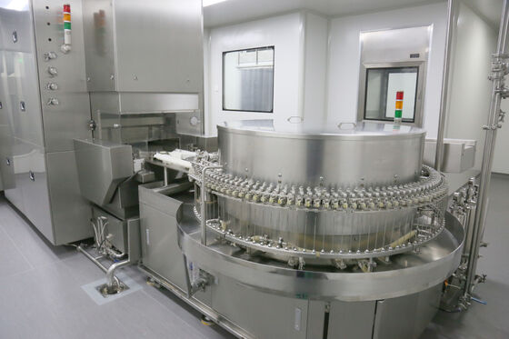 Acheter Ligne intégrée HMI pour le contrôle de ligne, ligne de lavage, stérilisation et remplissage de flacons de 10 ml, 40000 pièces/h ≤1% Taux de casse AGF-15S fabrication en ligne