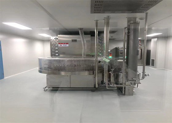 Remplissage et scellé des flacons pour 2 à 30 ml de flacons Pharma Remplissage, avec machine à laver rotative et pompe à plongeur