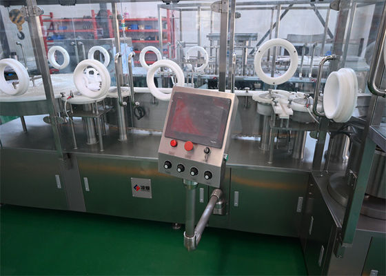 Machine de remplissage de flacons stériles pour collagène humain recombinant (2-30 ml) Traitement aseptique de précision avec blindage à l'azote pour liquides bioactifs de haute valeur