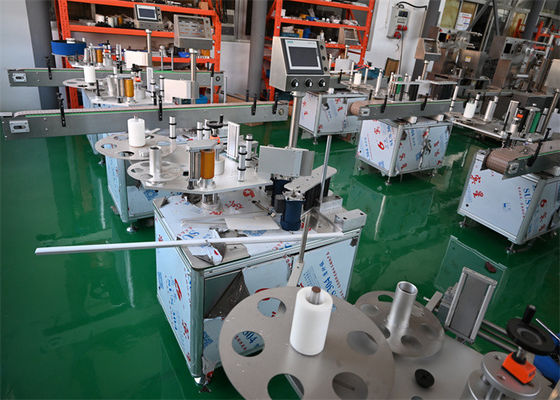 Machine d' étiquetage des flacons de pilules, machine d' étiquetage des flacons avec imprimé de code de date, écran tactile, PLC