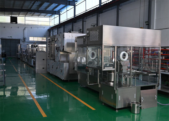 Machine de remplissage multi-tête de flacon pour suspensions orales 50-250 ml avec contrôle du couple et enregistrement des données