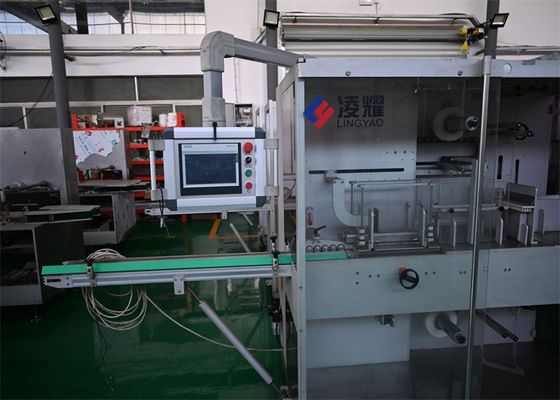 Machine automatique de fixation de films en PE pour fournitures médicales Emballage tertiaire compatible avec les salles blanches pour instruments chirurgicaux et dispositifs de santé