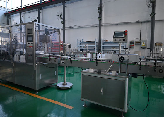 250-1000 ml ligne de production de remplissage automatique de désinfectant, ligne de remplissage antiseptique pour pharmaceutique