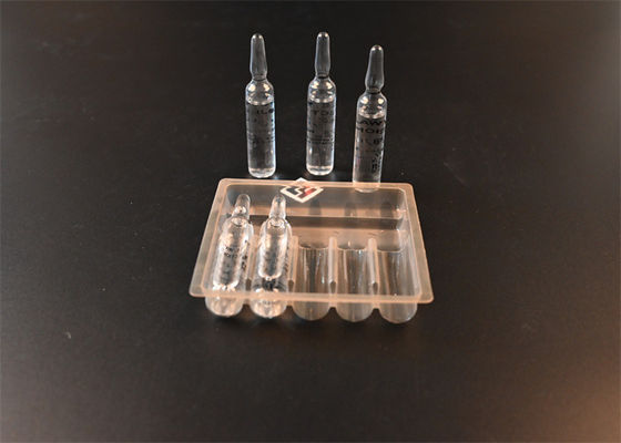 Ampoule plateau ampoule ampoule ampoule ampoule ampoule emballage qualité médicale PET PETG certifié ISO13485