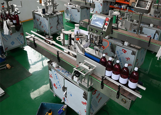 Machine d'étiquetage à grande vitesse avec technologie adaptative zéro déchet pour bouteilles, flacons et tubes
