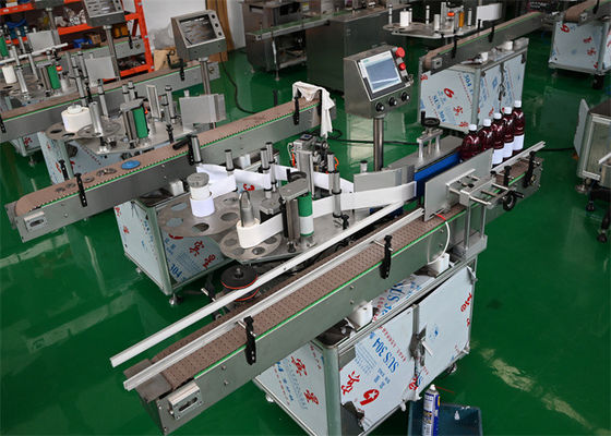 Un bon prix. Systèmes automatiques d'étiquetage des machines pharmaceutiques pour les bouteilles rondes, les bouteilles de liquide oral en ligne