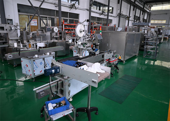 Machine d'étiquetage pharmaceutique en acier inoxydable avec moteur pas à pas pour l'étiquetage enroulé