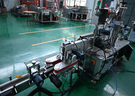 Machine automatique d'étiquetage du papier contrôlée par PLC pour des étiquettes enveloppées et à l'arrière durables