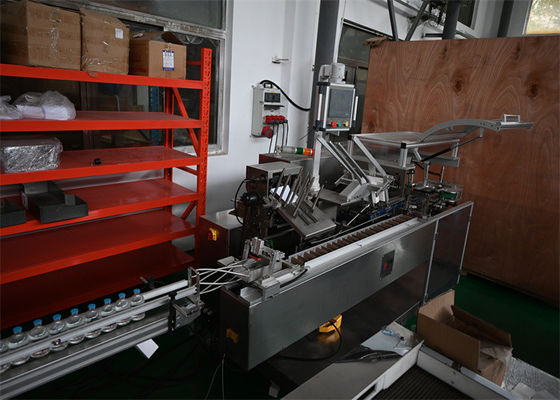 Machine de cartonnage modulaire intelligente pour les flacons pharmaceutiques à 80 BPM, conforme aux BPF