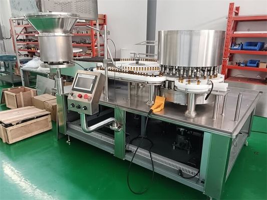 Machine de remplissage de liquide pharmaceutique de 30 à 500 ml pour compléments alimentaires haute précision de remplissage avec pompe péristaltique et servo