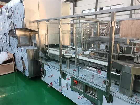 Machine automatique de remplissage et d'étanchéité des ampoules pour le remplissage du sérum, précision de 1 à 20 ml pour la production pharmaceutique stérile