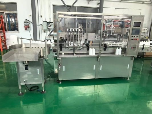 Pharma Liquid Filling Machine for Antibiotic Solutions, 30 à 500 ml de bouteilles Le processus de lavage, de remplissage, d'emboutissage, de scellement et d'étiquetage intégré