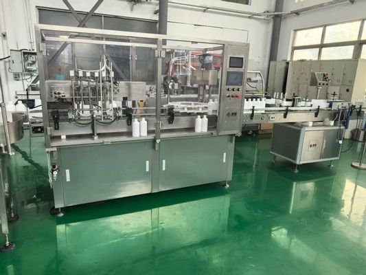 Petite machine de remplissage de flacons pour produits biologiques et cosmétiques, certifiée GMP avec une grande précision et un changement rapide