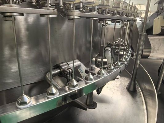 Ligne de remplissage d'ampoules à grande vitesse pour les réactifs de diagnostic avec machine à laver verticale et four de stérilisation, HMI avancé et PLC